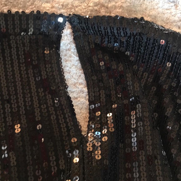 Forever 21 Black Sequin Sparkle Party Dress - Picture 7 of 8